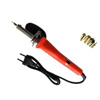 Электропаяльник-выжигатель 30 ВТ, 5 сменных жал, с подставкой 